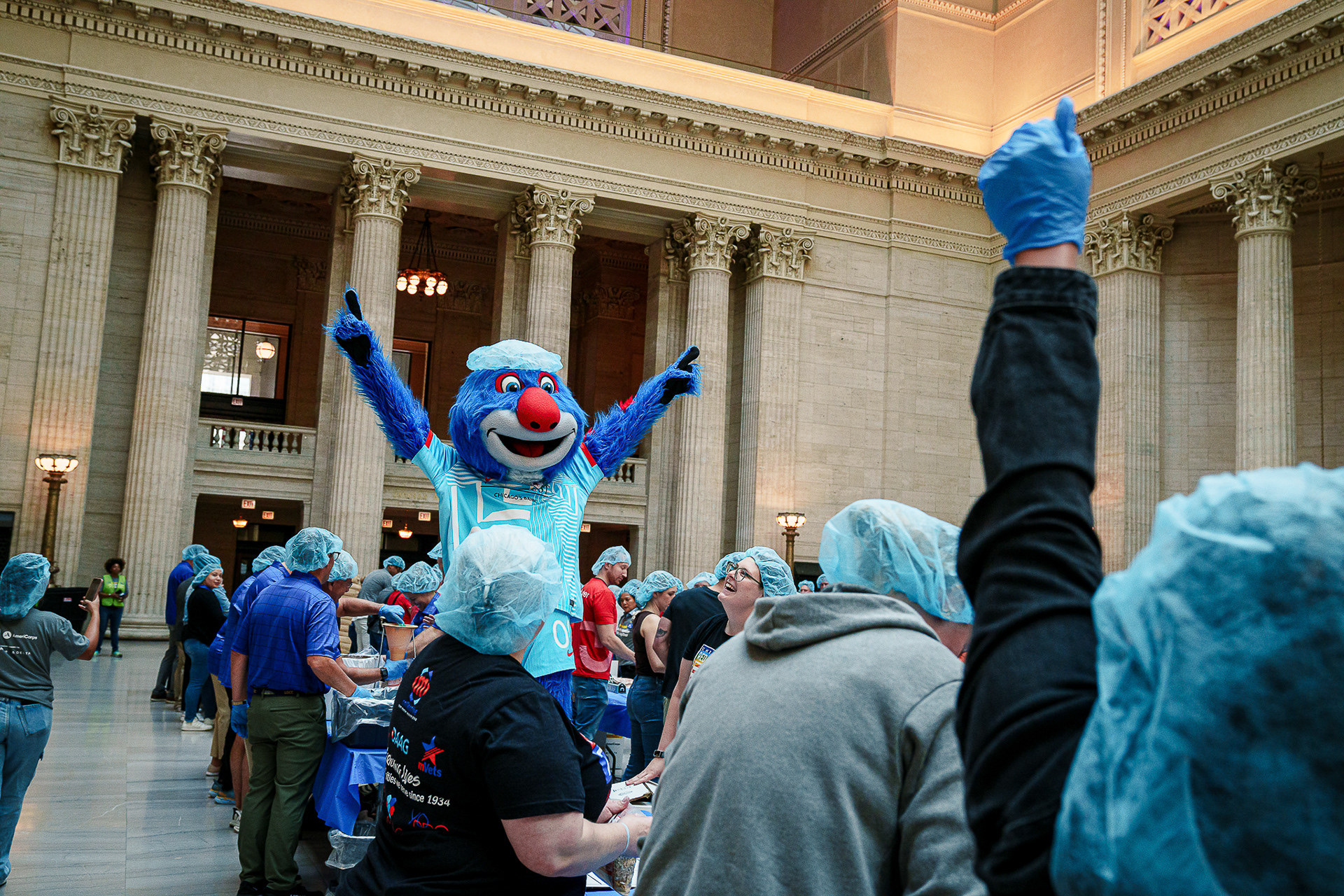 9/11 Foodpacking event at Union Station