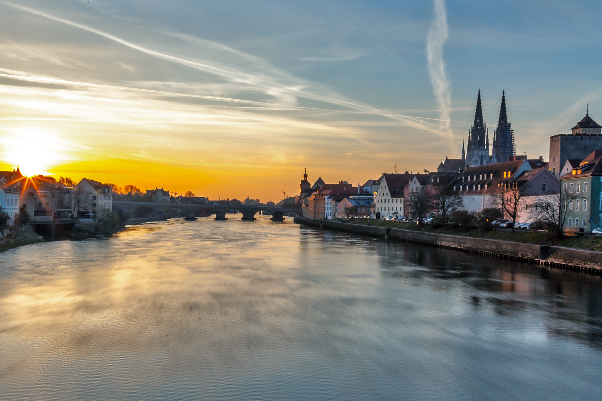 Regensburg, Sonnenaufgang