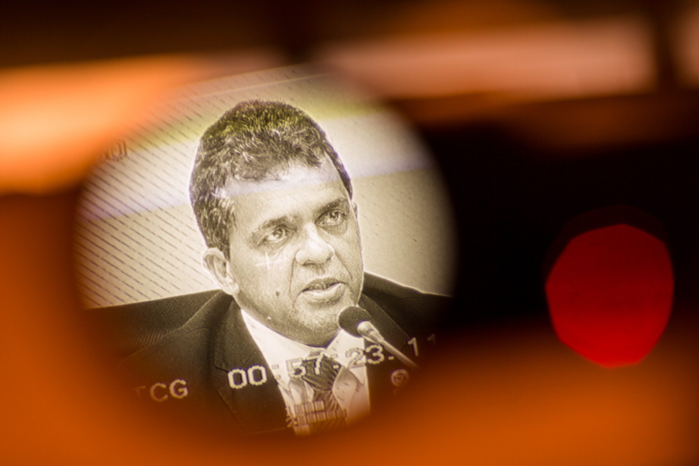 Deputado Ricardo Vale durante a Comissão de Ética da CLDF