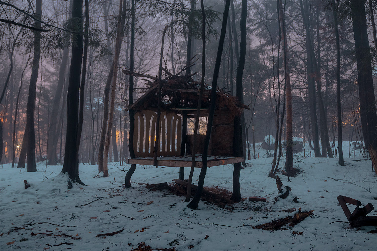 Cache-cache, 2022, Photographie numérique, oeuvre de l'artiste Isabelle Tessier