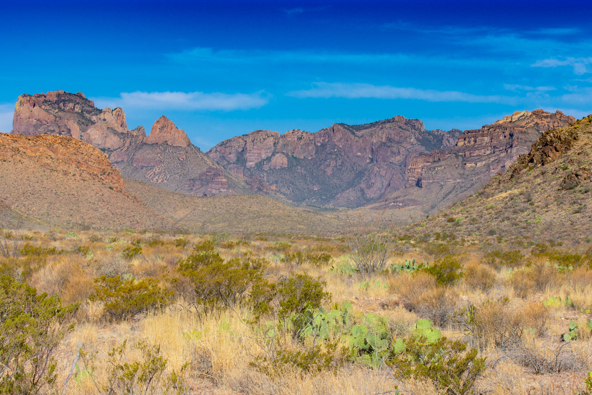 Chisos Mts from Glenn Sprgs road