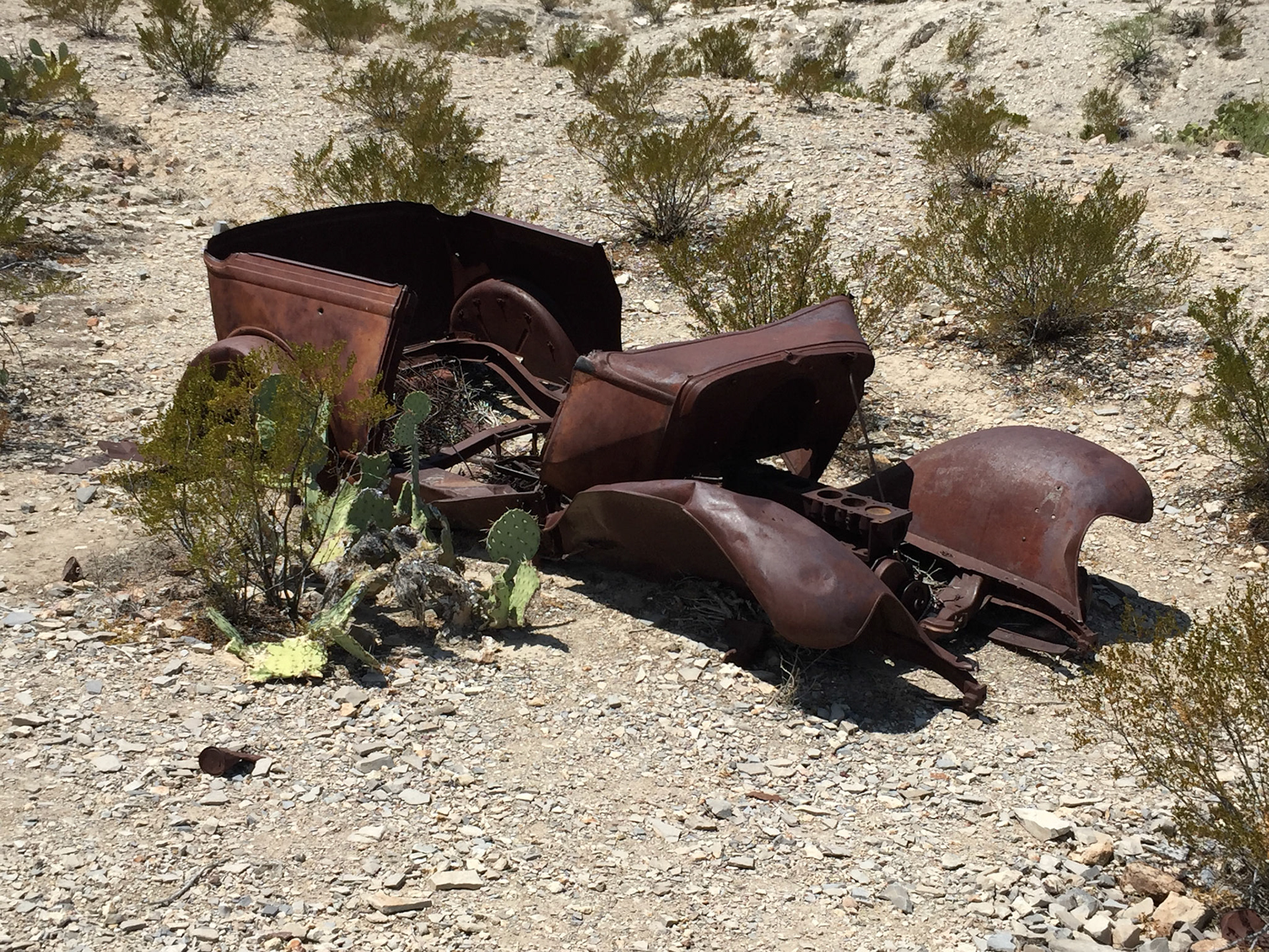 Car at Mariscal mine