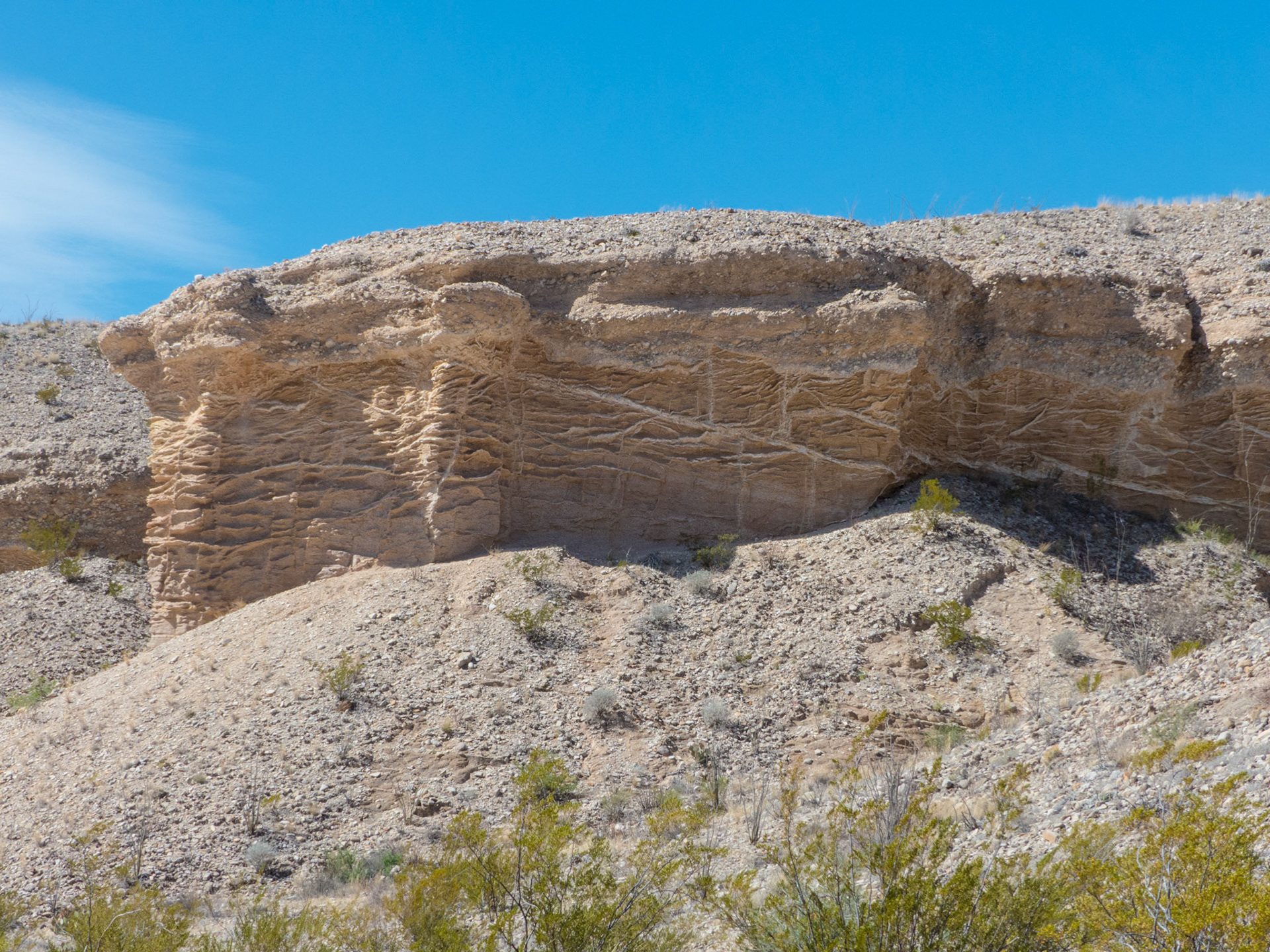 Formation along River Road