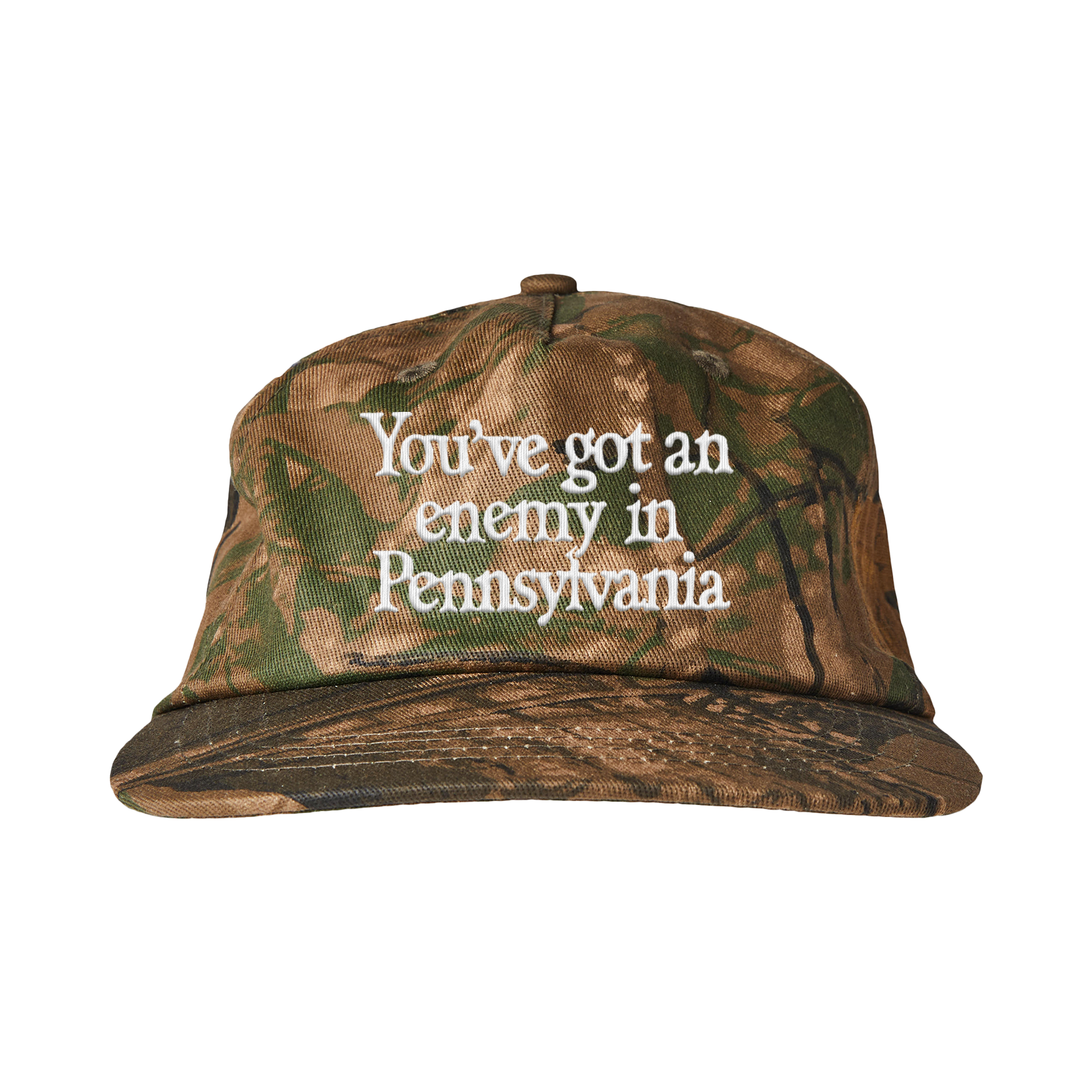 Embroidered Camo Hat
