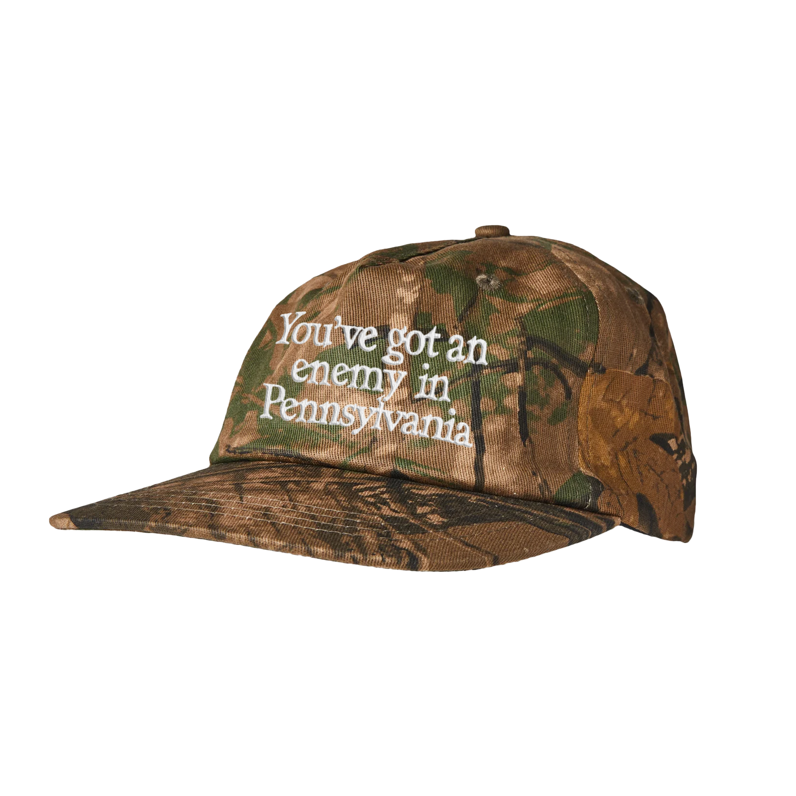 Embroidered Camo Hat