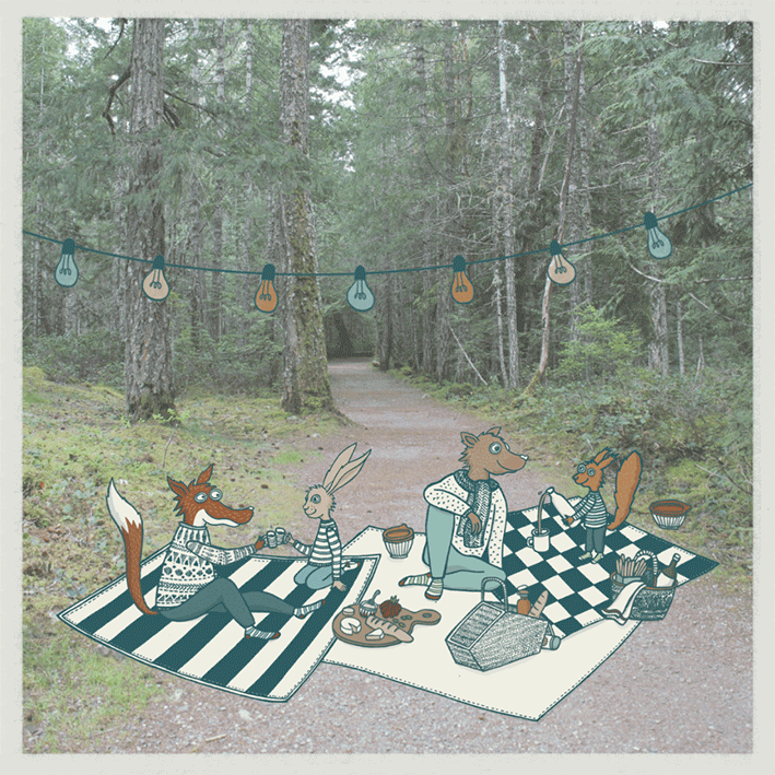 Unterwegs im Wald