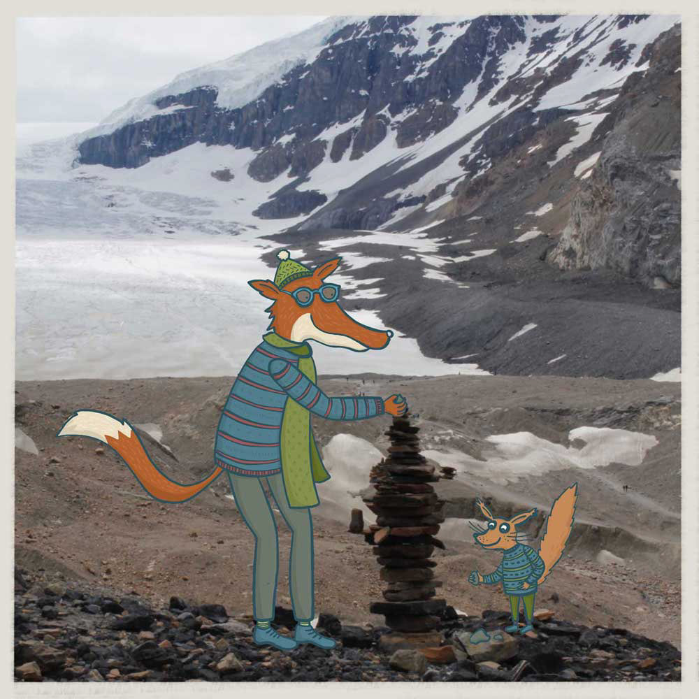 Unterwegs am Icefields Parkway