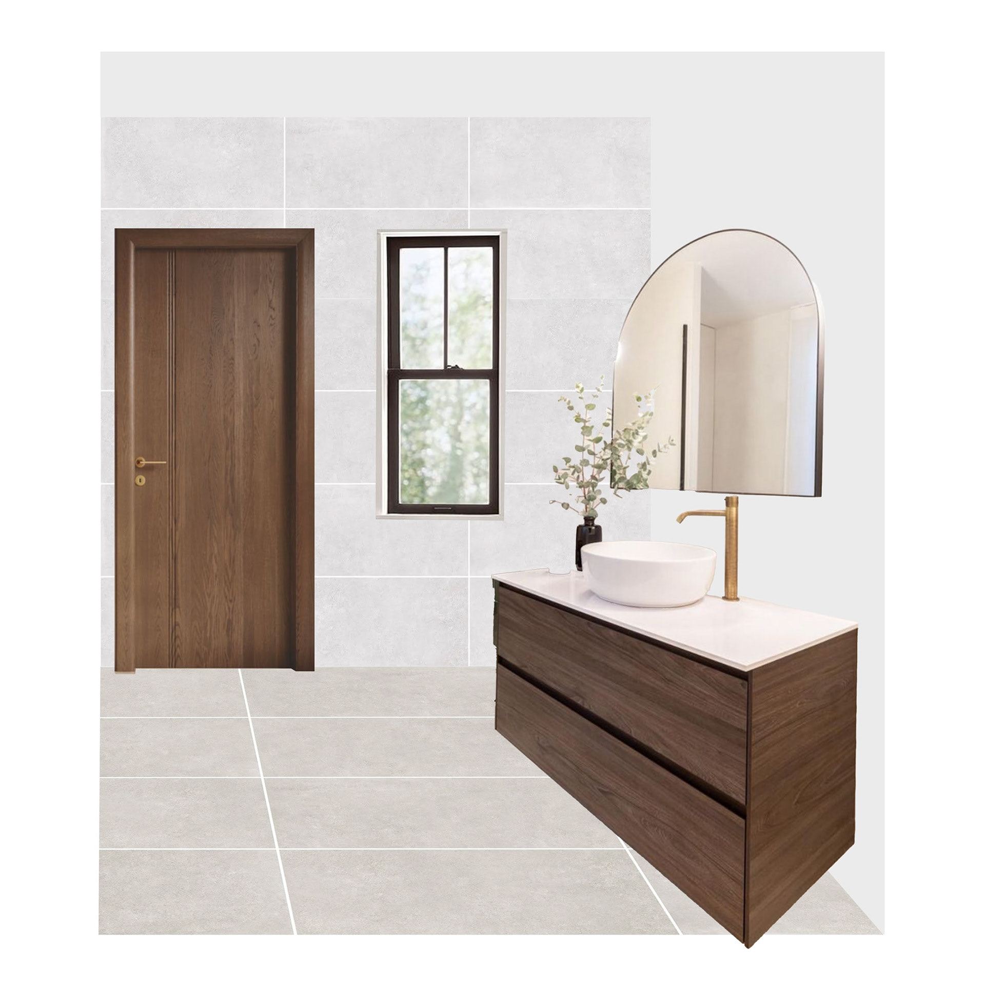 Moodboard baño