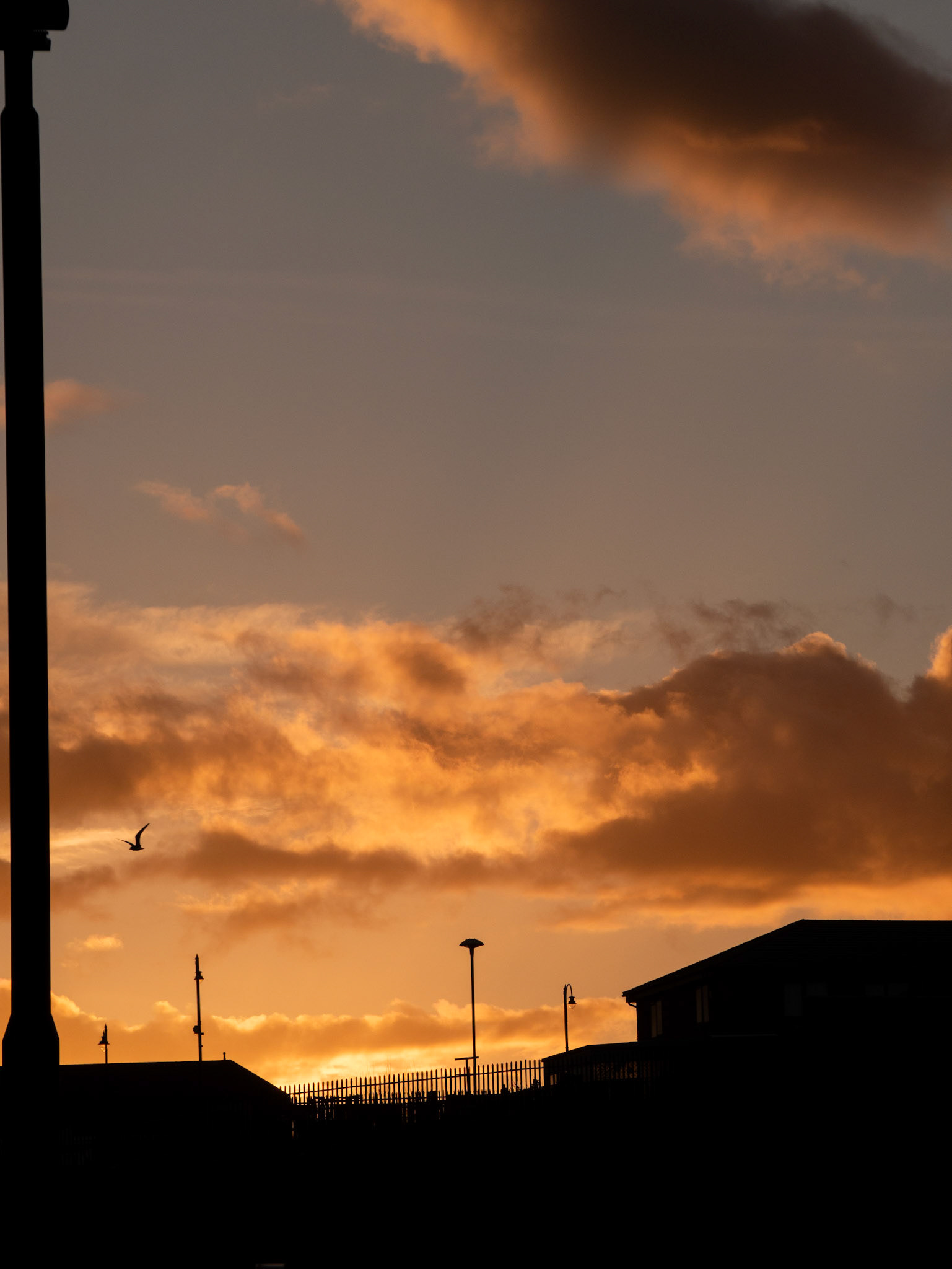 sunset at seaham 
