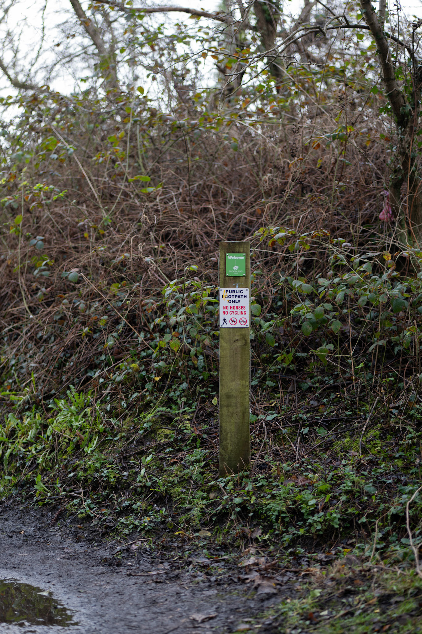 a sign