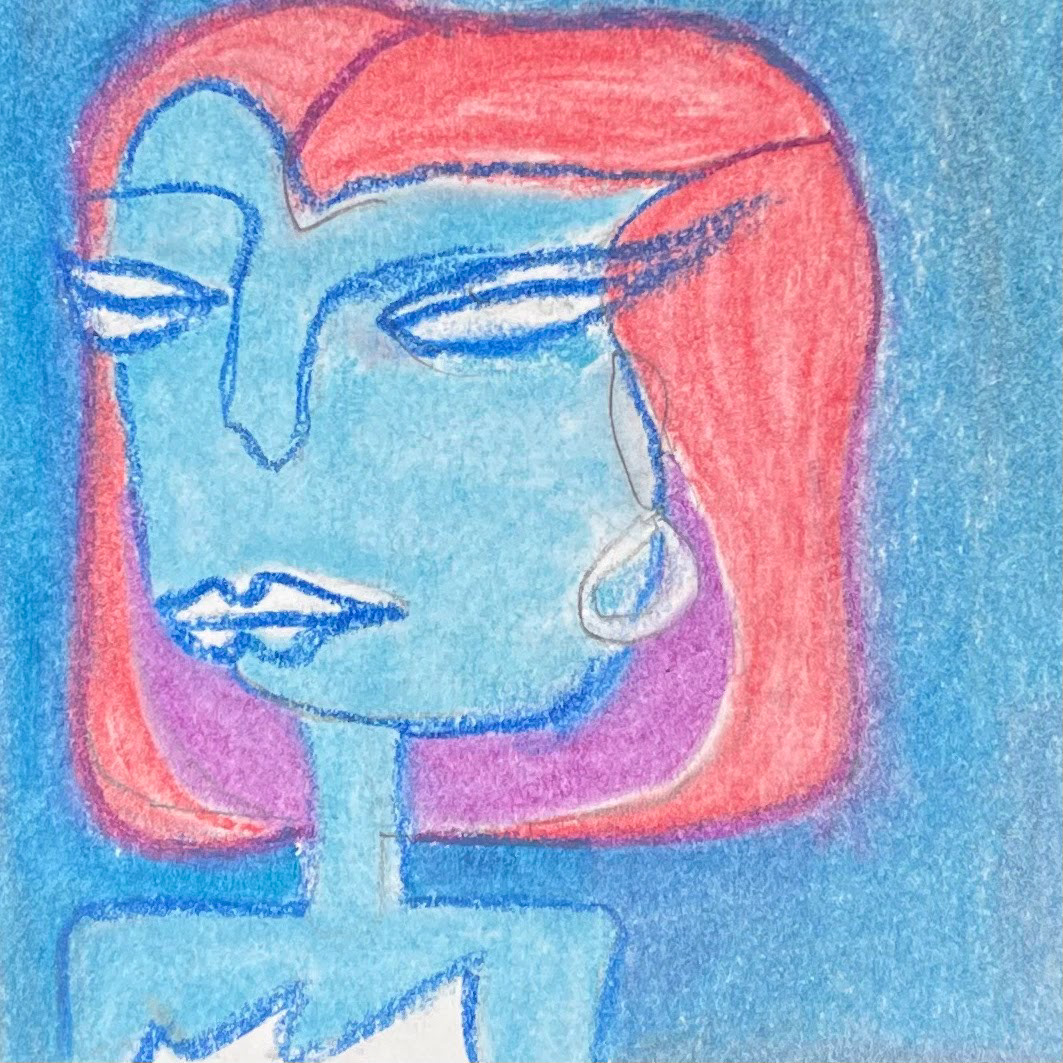Lady in Blue