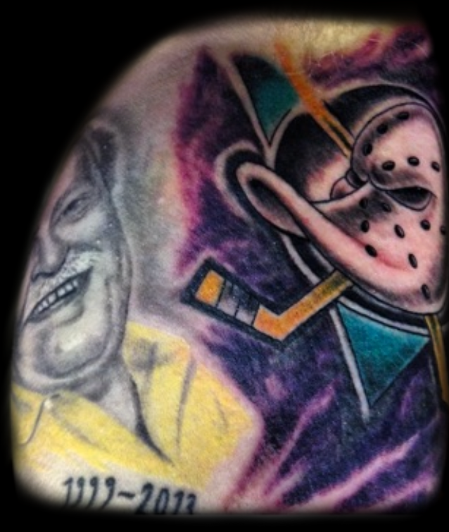 Anahein Ducks Tampere Ilves Hockey Salatut Elämät Scuba Diving Mix Sleeve tattoo