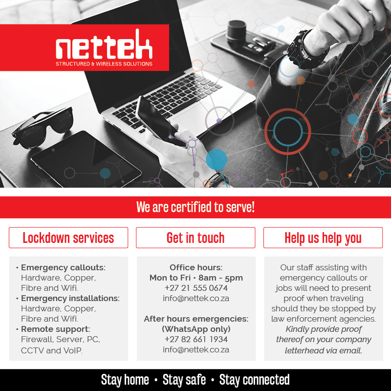 Nettek Lockdown Services Flyer