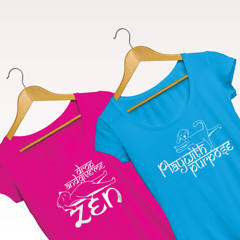 PetFit Yoga Dog Character Design and Illustrations