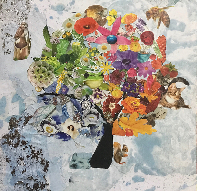 Michèle (collage)