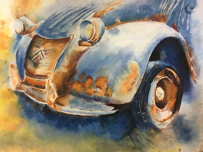 Maëva (pastel)