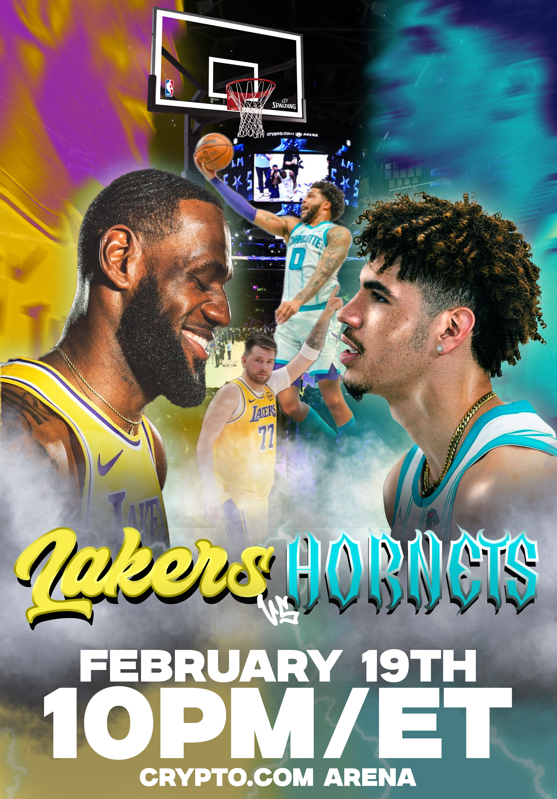 Lakers v Hornets