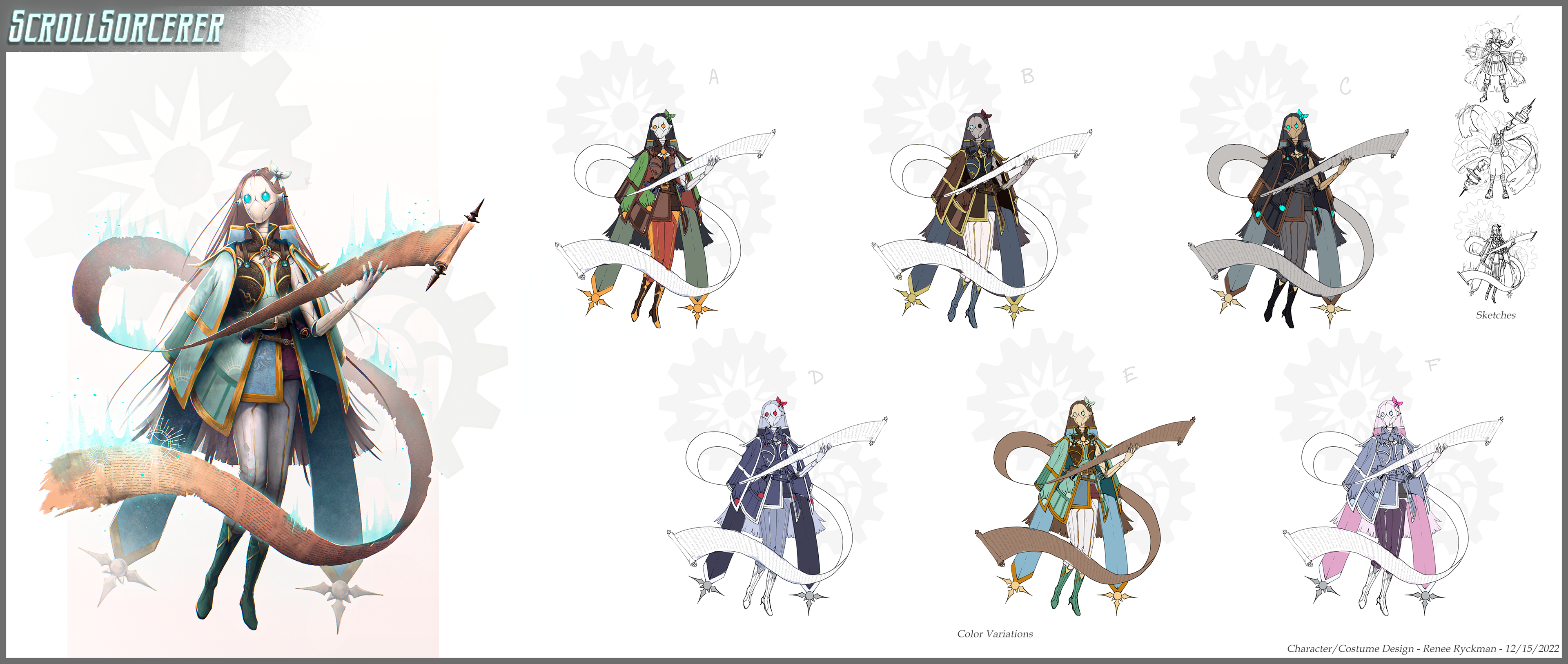 Renee Ryckman Art Portfolio - Character and Creature Design