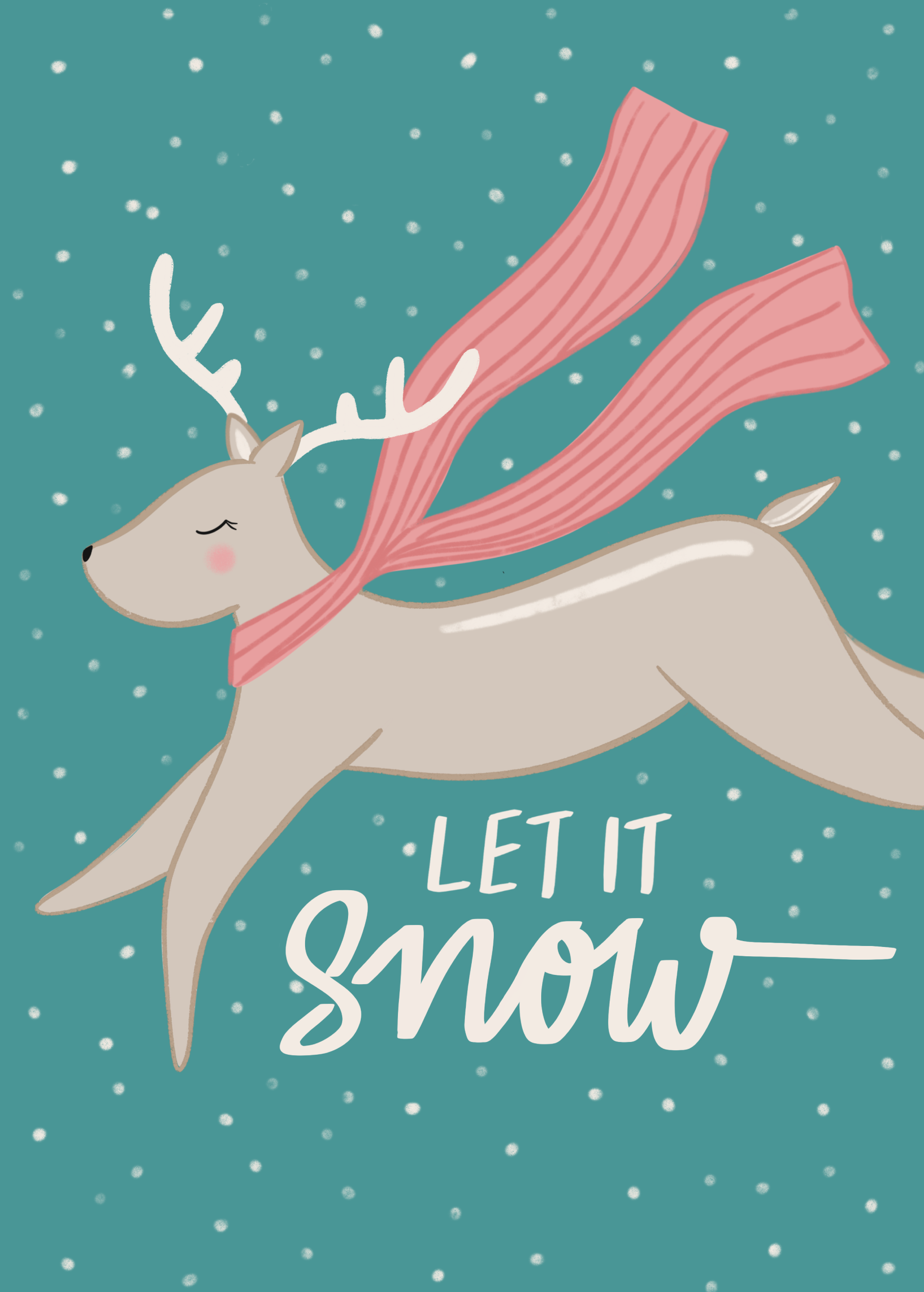 prancing reindeer