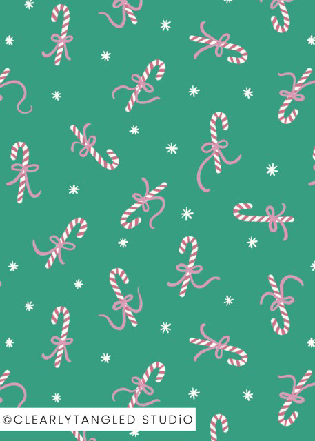 festive candy canes