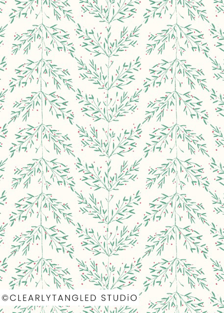 leafy botanical branches