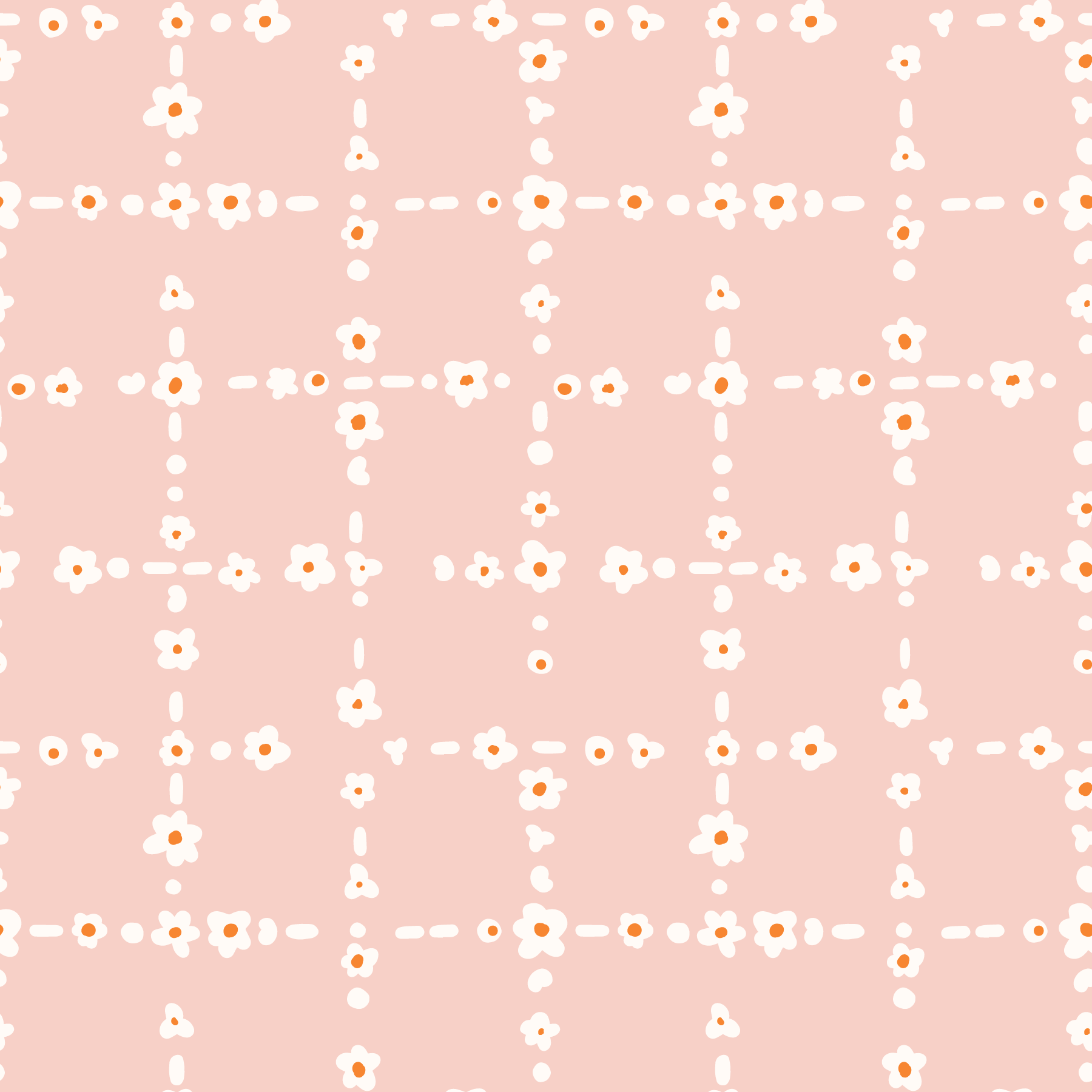 between the pavers floral grid