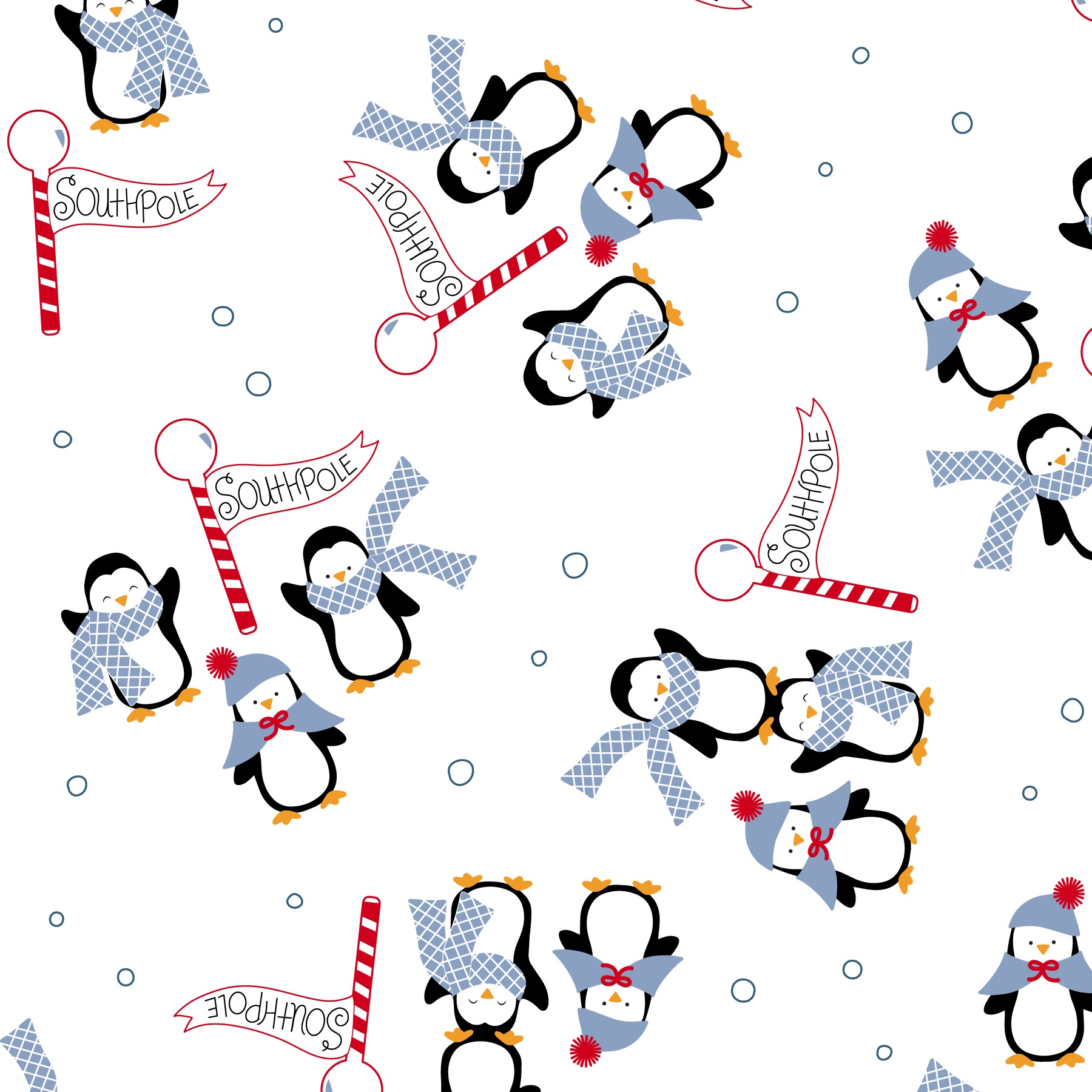 south pole penguins