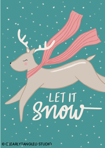 prancing reindeer