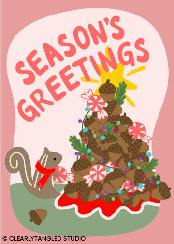 festive squirrel