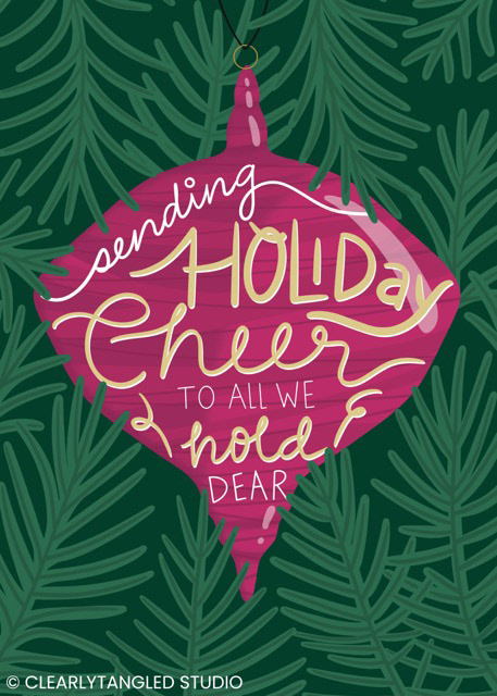 cheery holiday ornament