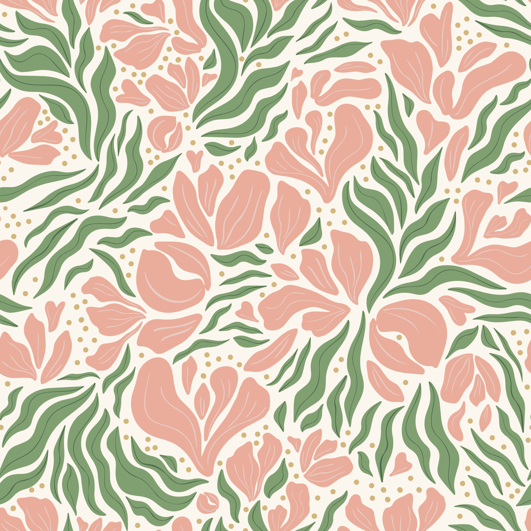 untamed garden - pink