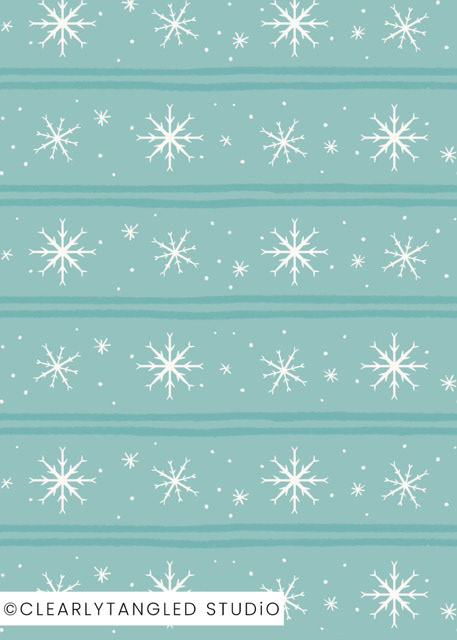 snowflake stripes