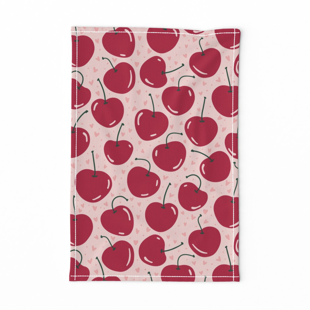 cherries and heart