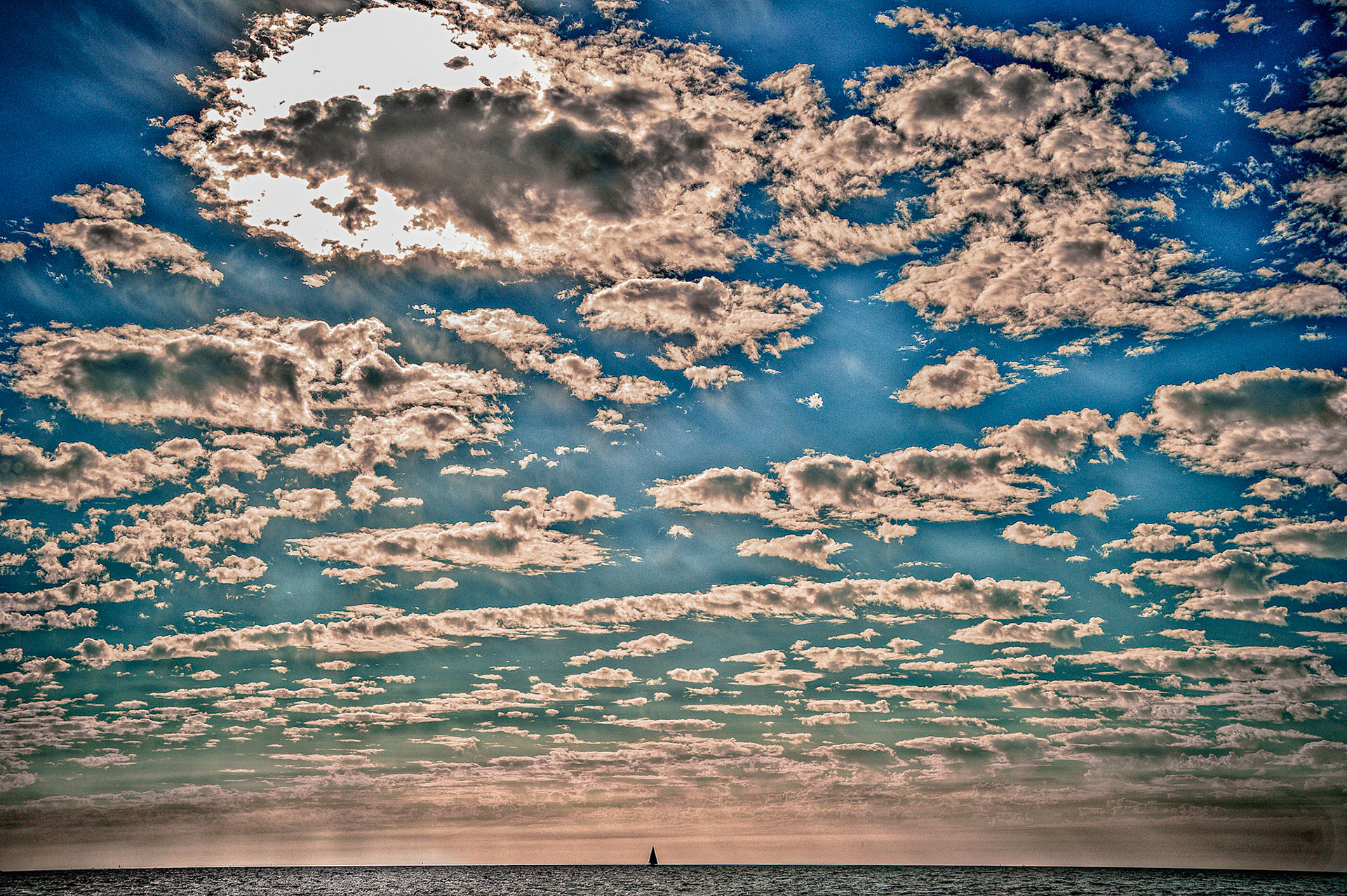La baie du Capitaine.   Baie de Bourgneuf