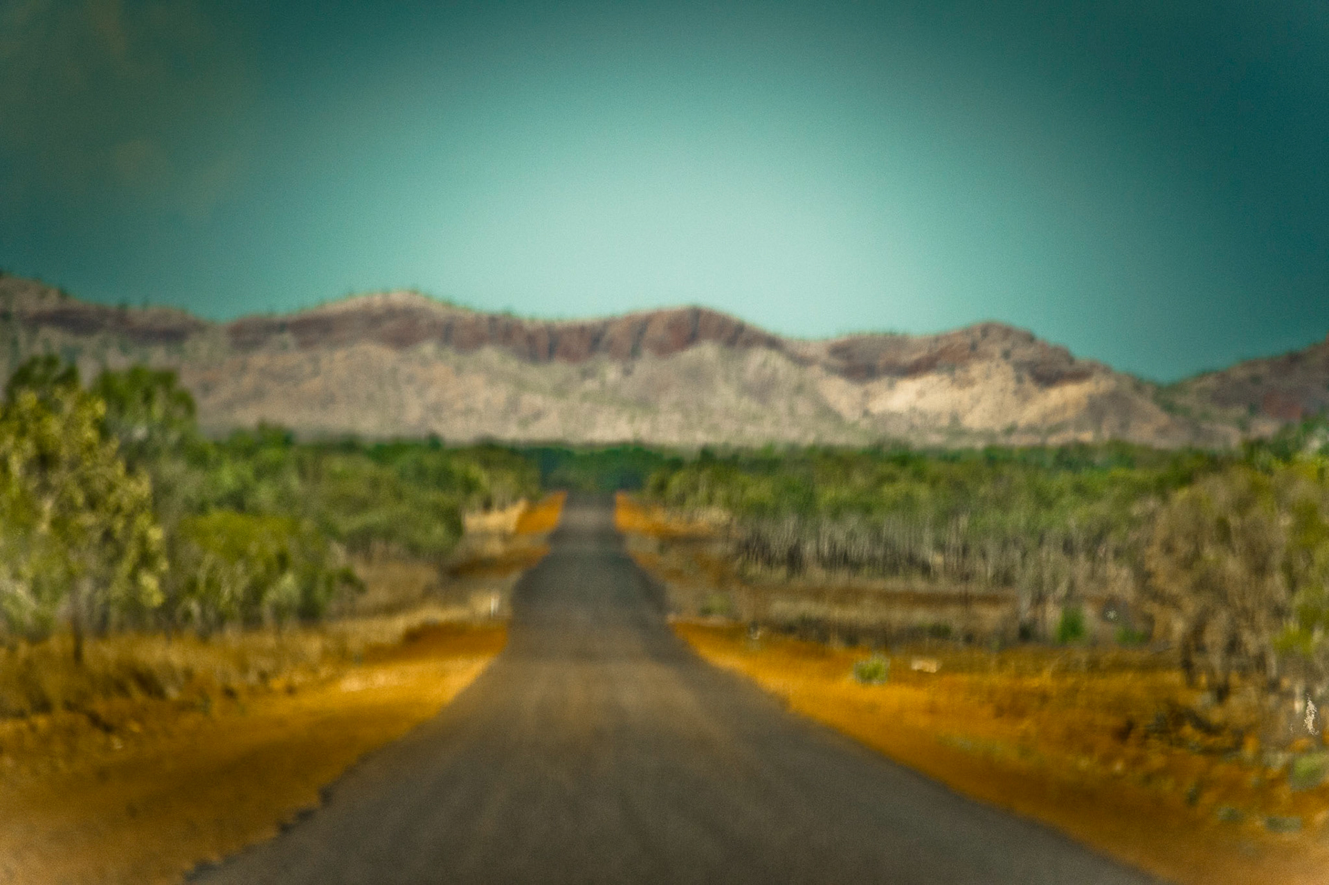 Jusqu'au bout, du bout.          Kununnura, Territoires du Nord, Australie 