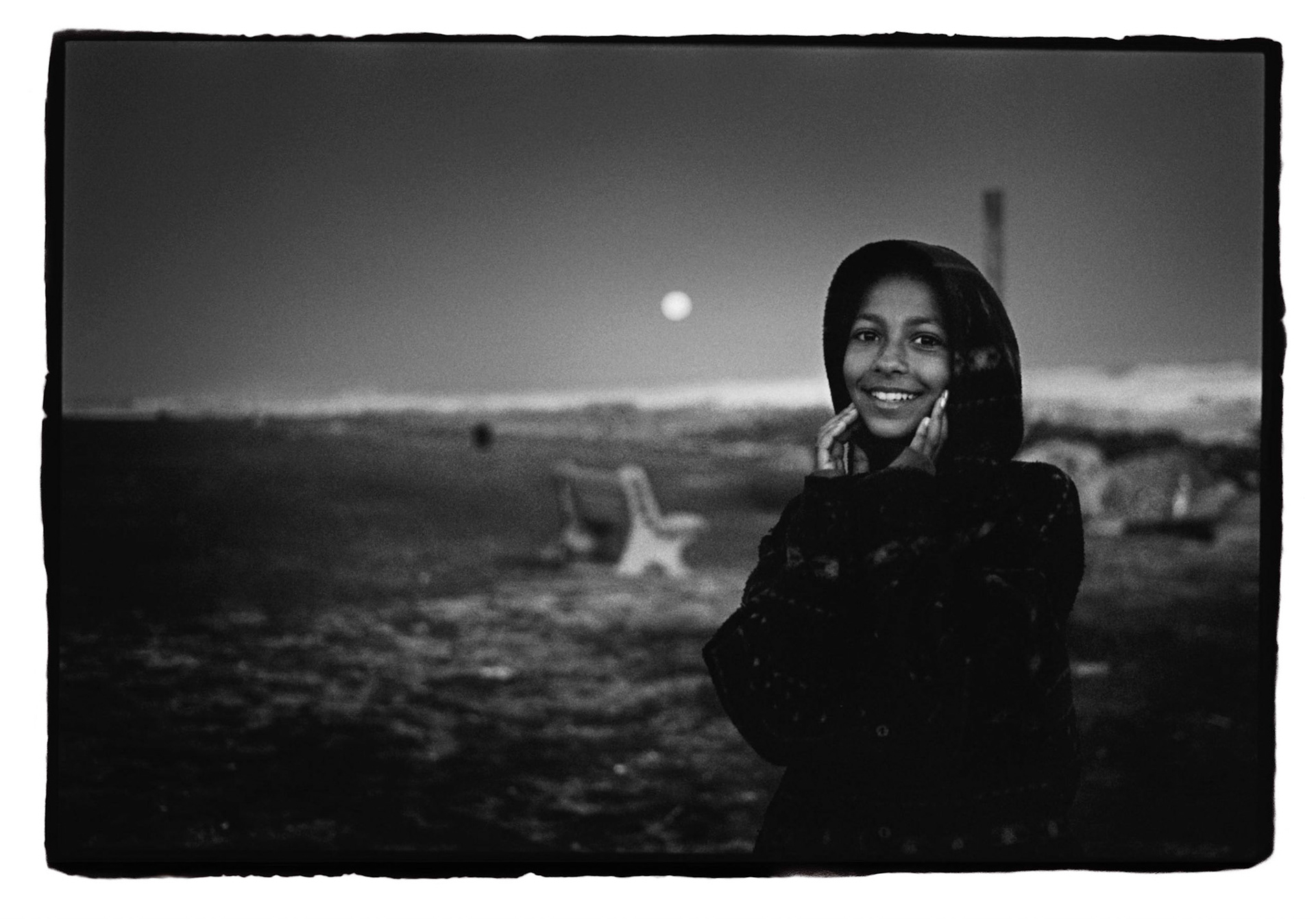 Full moon in Cape Aighuillas