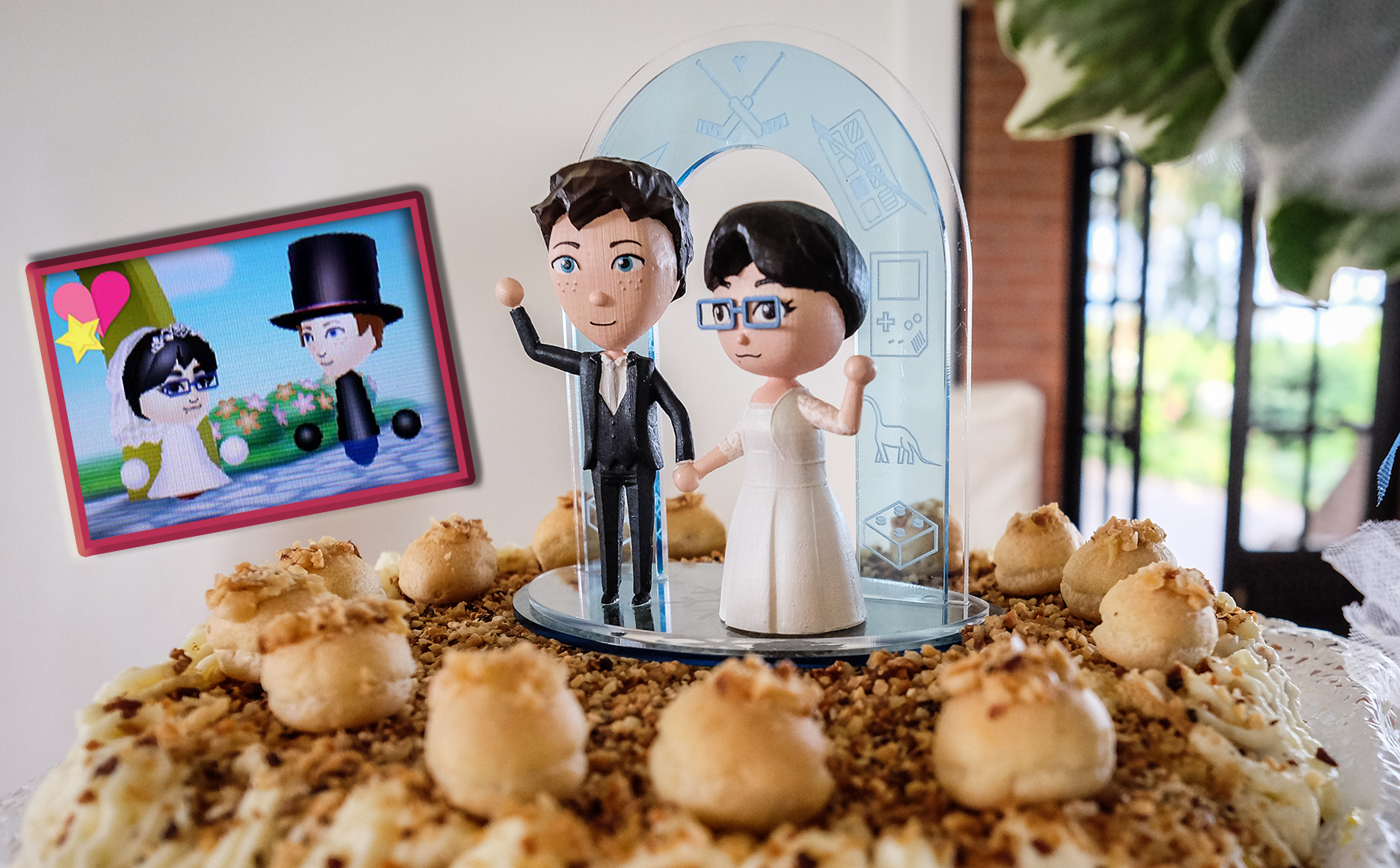 Wedding Cake Topper stile Nintendo Mii