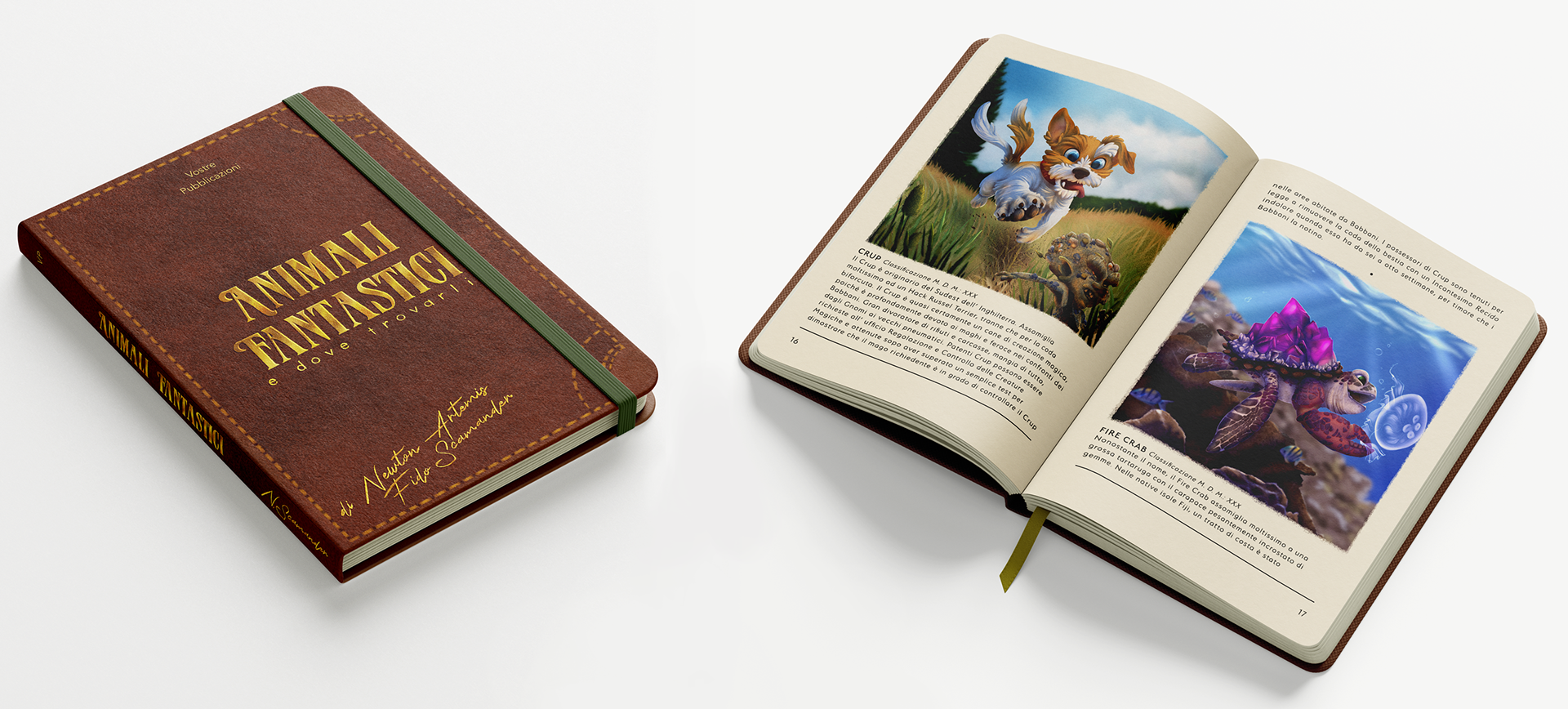 J. K. Rowling's Fantastic Beasts illustrated book - Procreate, Photoshop
