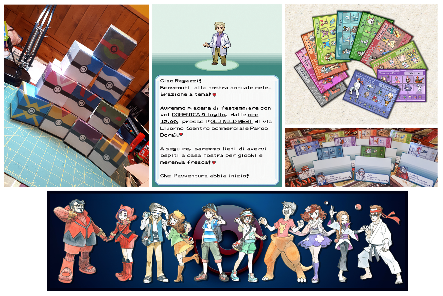 Anniversario di Matrimonio a tema Pokemon - Bomboniere e segnaposto personalizzati