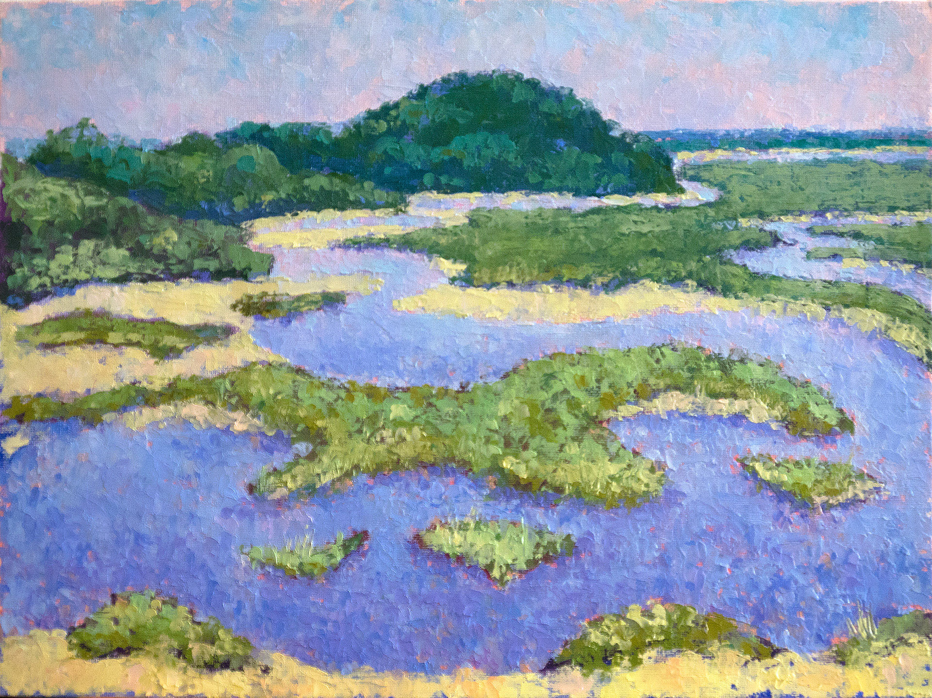 The Moors, High Tide (24" x 18") $600.