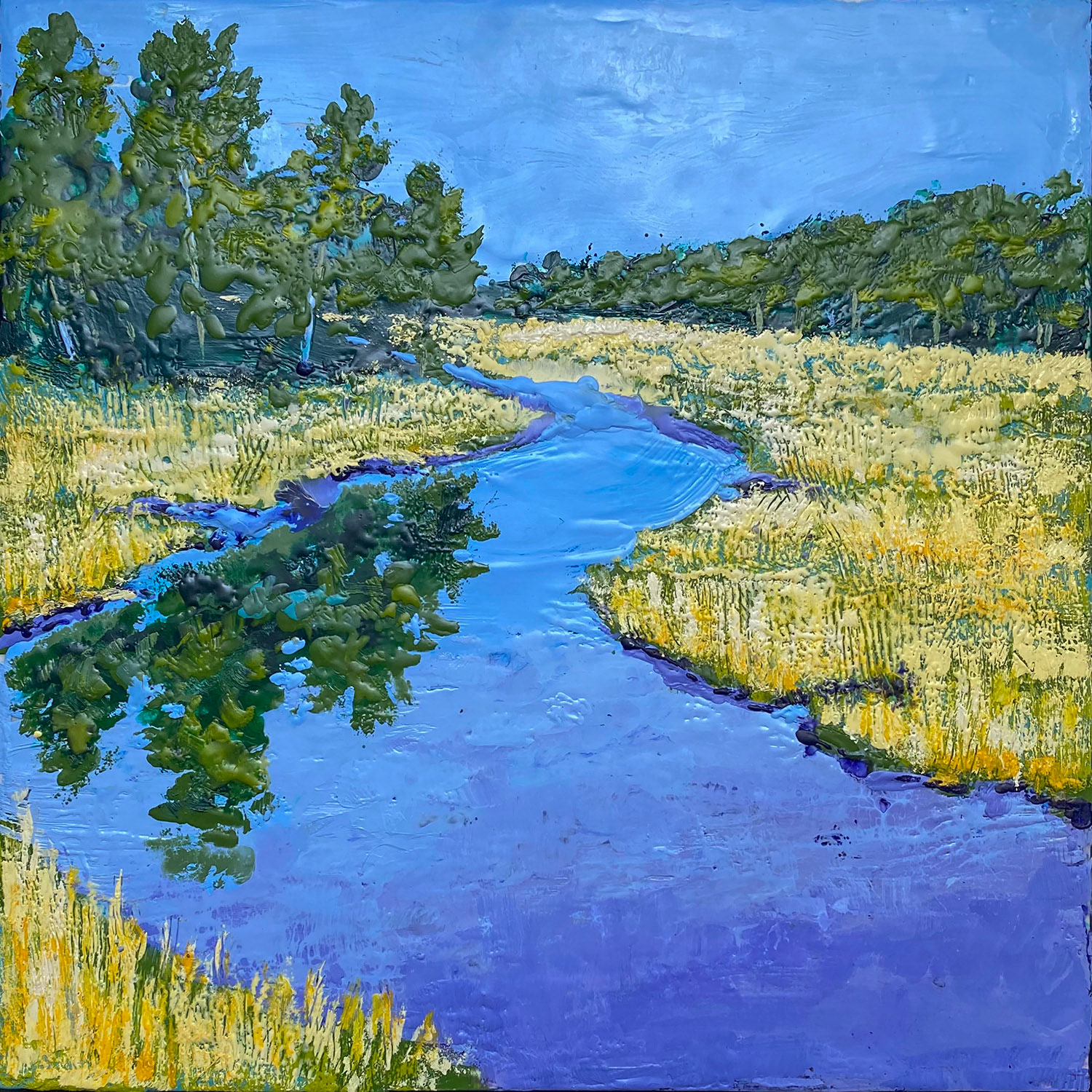 Wolfe's Neck (12" x 12") $500.