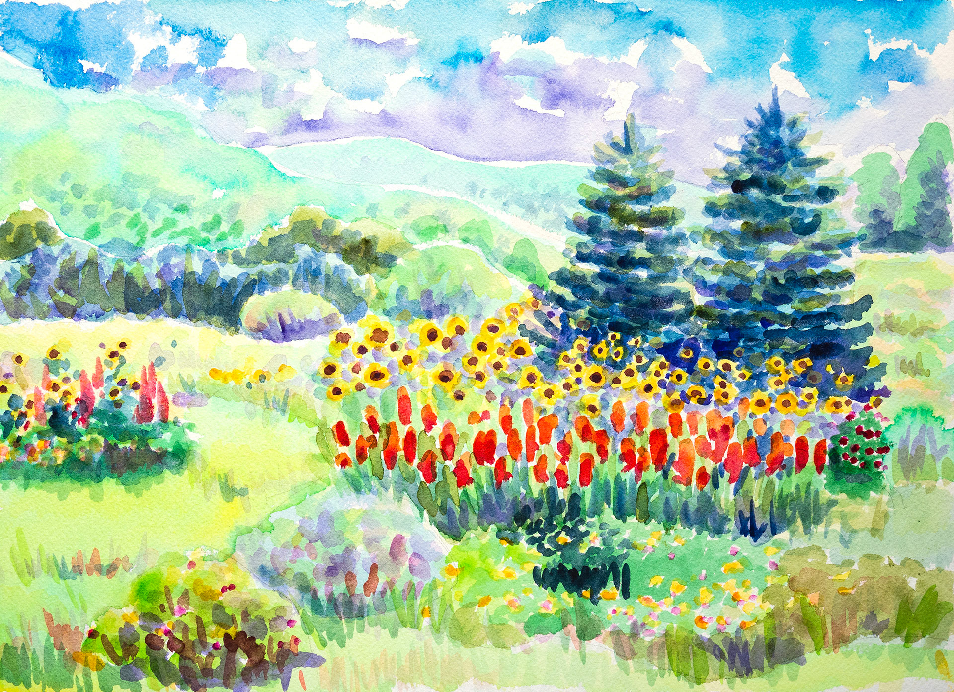 Allegheny Garden (20" x 16") $225.
