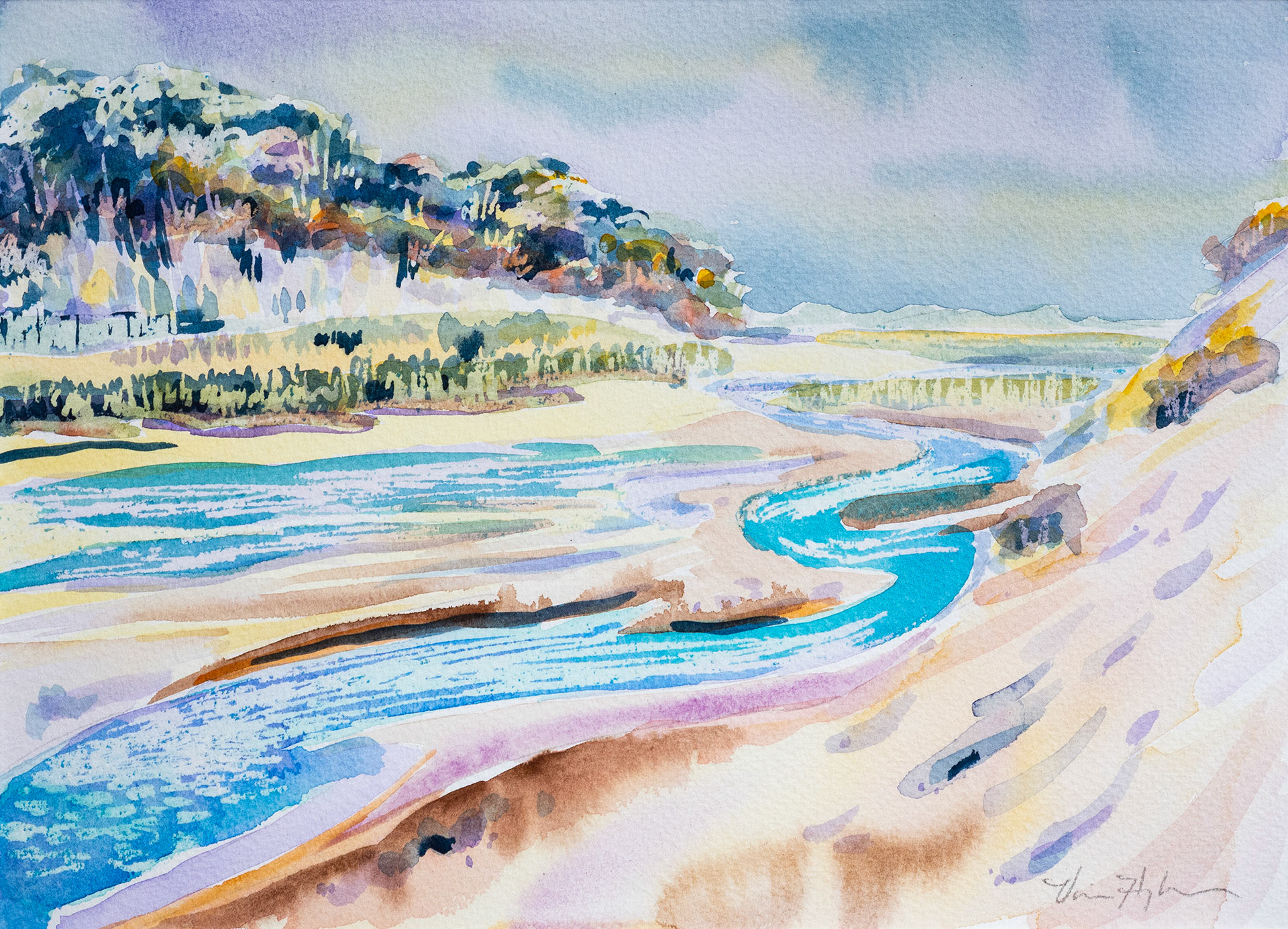 The Moors, Summer (20" x 16") $210.