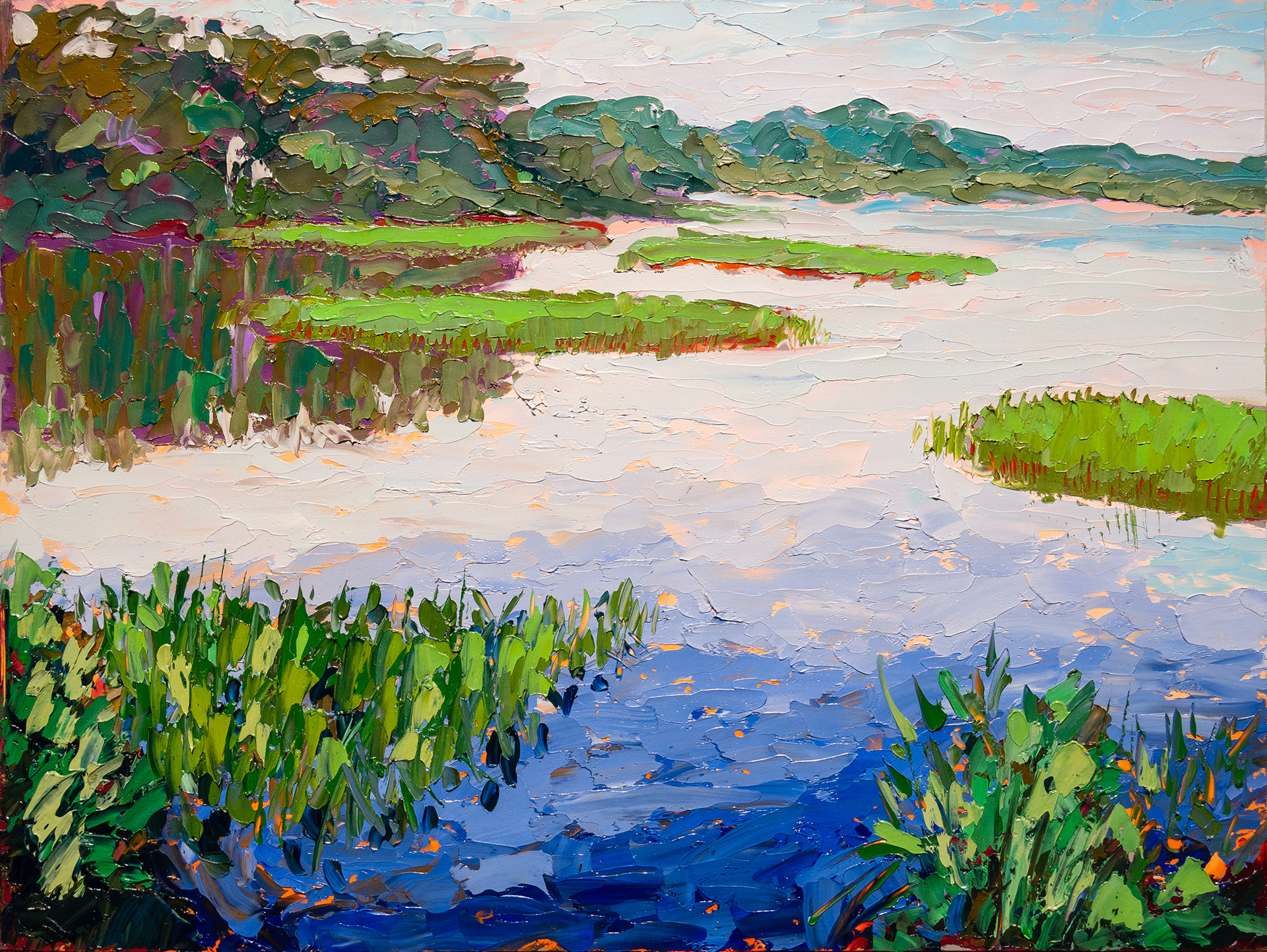 Kettle Pond, Late Summer (24" x 18") $600.