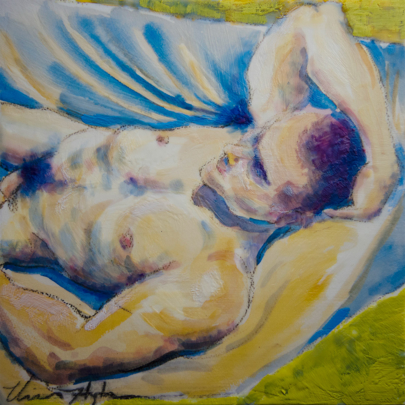 Foreshortened (14" x 14") $250.
