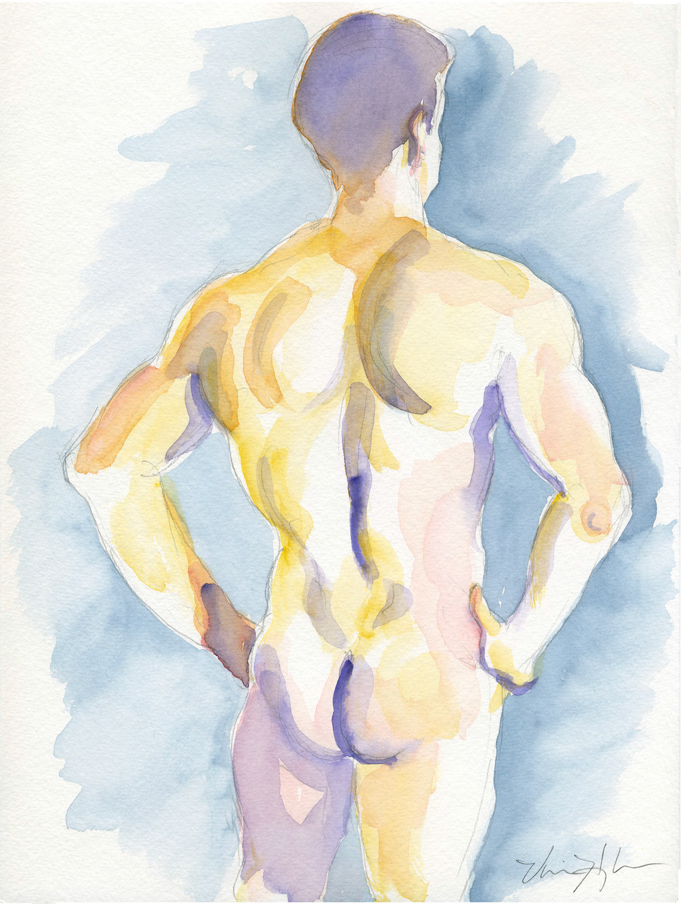 Brian's Back (16" x 20") $200..