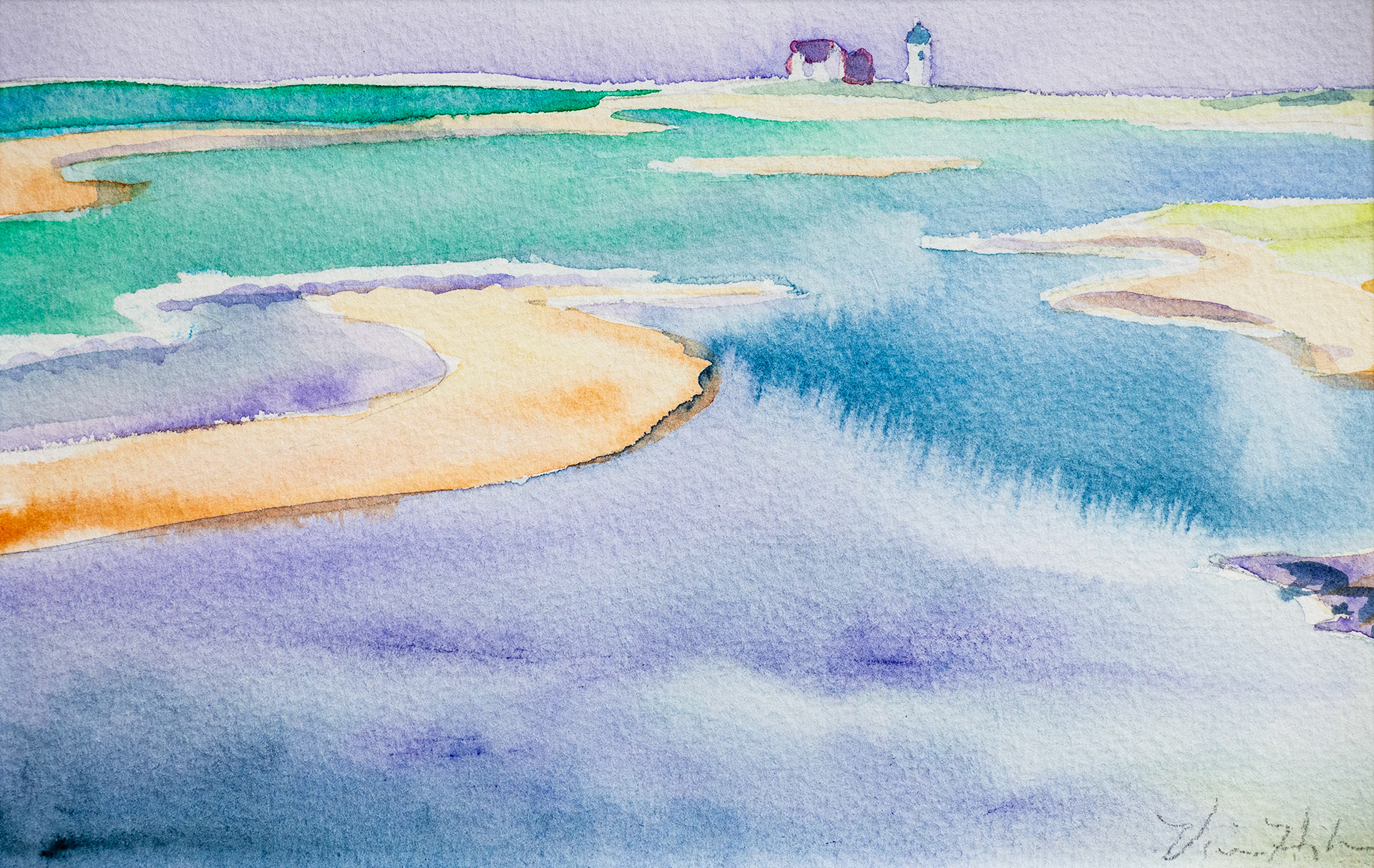 Receding Tide (20" x 16") $200.