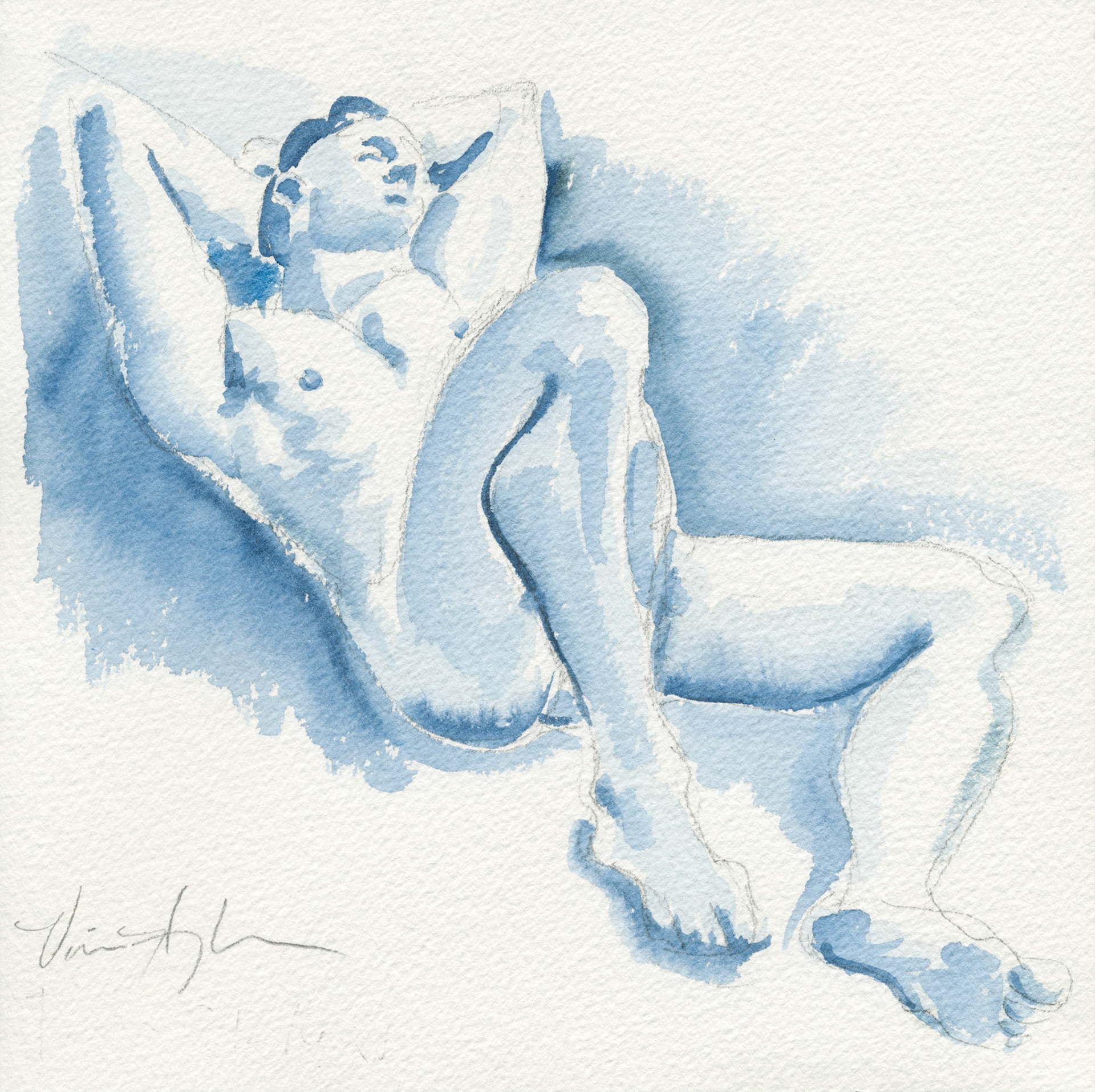 Brian Reclines (16" x 20") $150.
