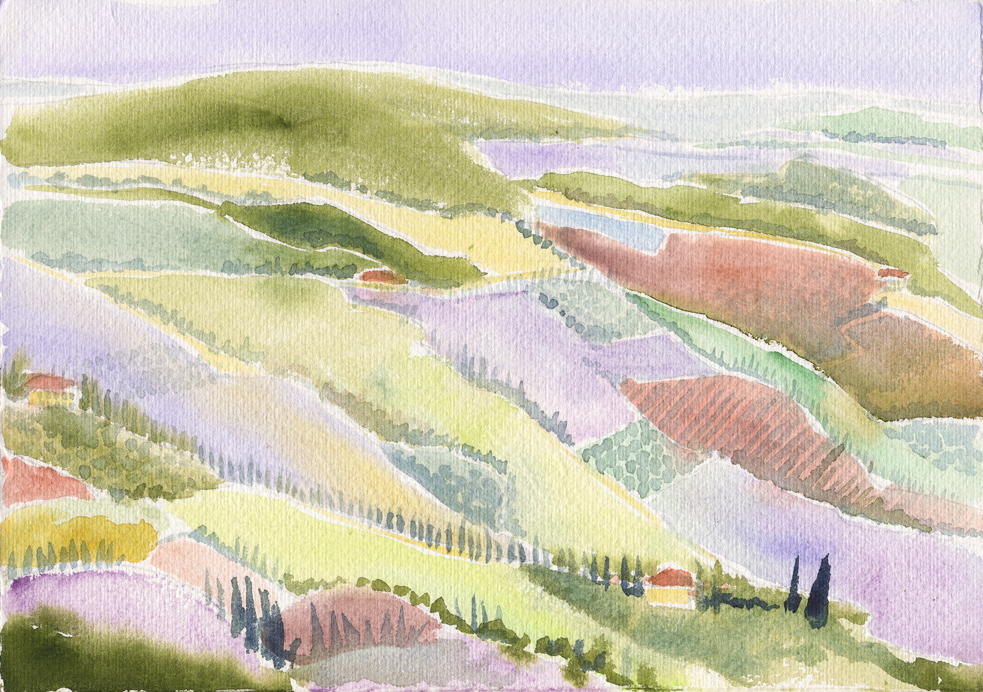 Montepulciano Vista (16" x 12") $180