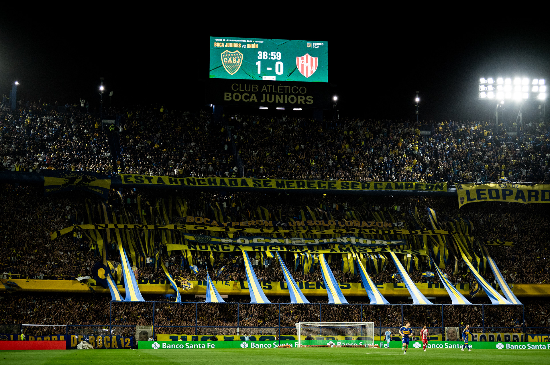 2024-11-20 Boca vs Union - La hinchada N12 de Boca Juniors